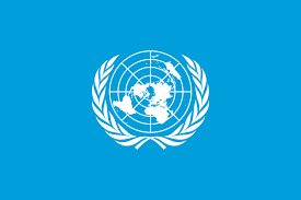 This is a picture of the United Nations Flag